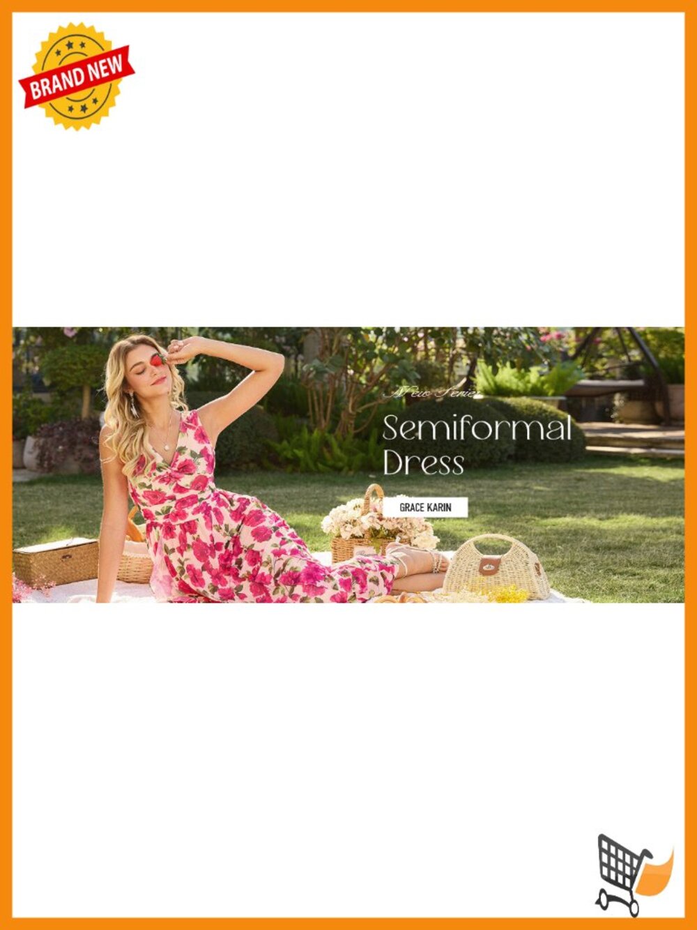 Sleeveless Floral Mesh Maxi Dress V-Neck Ruffle Wedding Guest - Picture 6 of 6